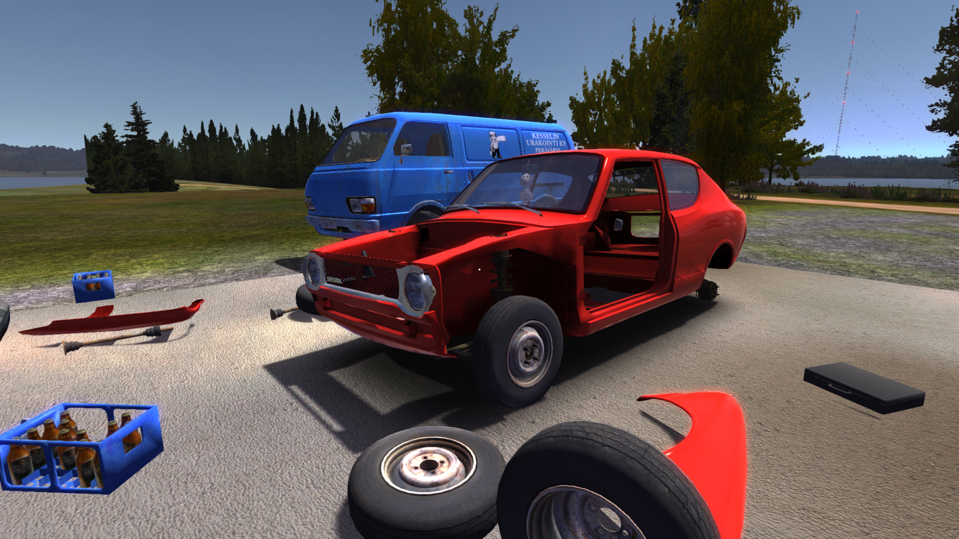 Suomalainen My Summer Car Pyrkii Steamiin Tuunausta Kaljaa Ja 