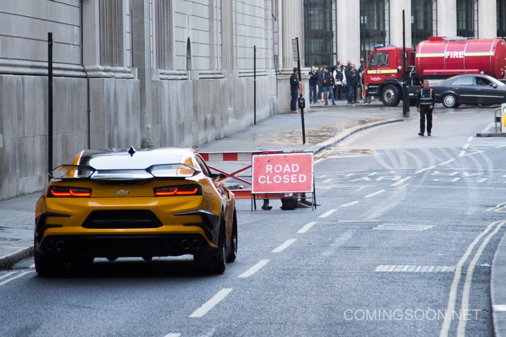 Filming of 'Transformers: The Last Knight' in Central London Featuring: Atmosphere Where: London, United Kingdom When: 11 Sep 2016 Credit: WENN.com