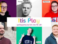 Itis Play -tapahtuma kokoaa pelaajat ja pelitubettajat lauantaina 6.4. helsinkiläiskauppakeskukseen