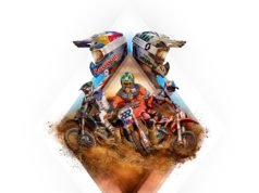 MXGP 2019 – The Official Motocross Videogame -arvostelu – Turhautumista koko rahalla MXGP 2019 -pelin kansikuva, jossa krossipyöriä ja kuskeja.