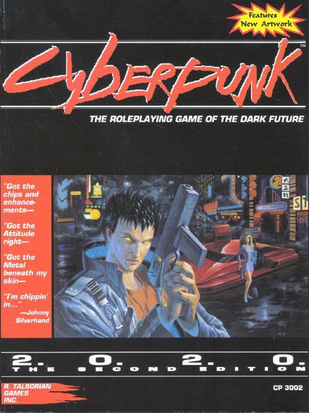 Cyberpunk-pelin kansipahvi