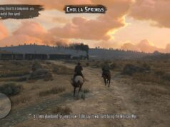 Red Dead Redemption 1 -peliin saa nyt ensimmäisen persoonan kuvakulman Miehet ratsastavat junan vieressä.
