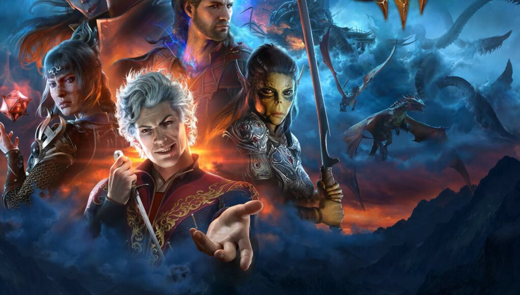 Taiteellinen kuva, jossa mies ja kaksi naista.