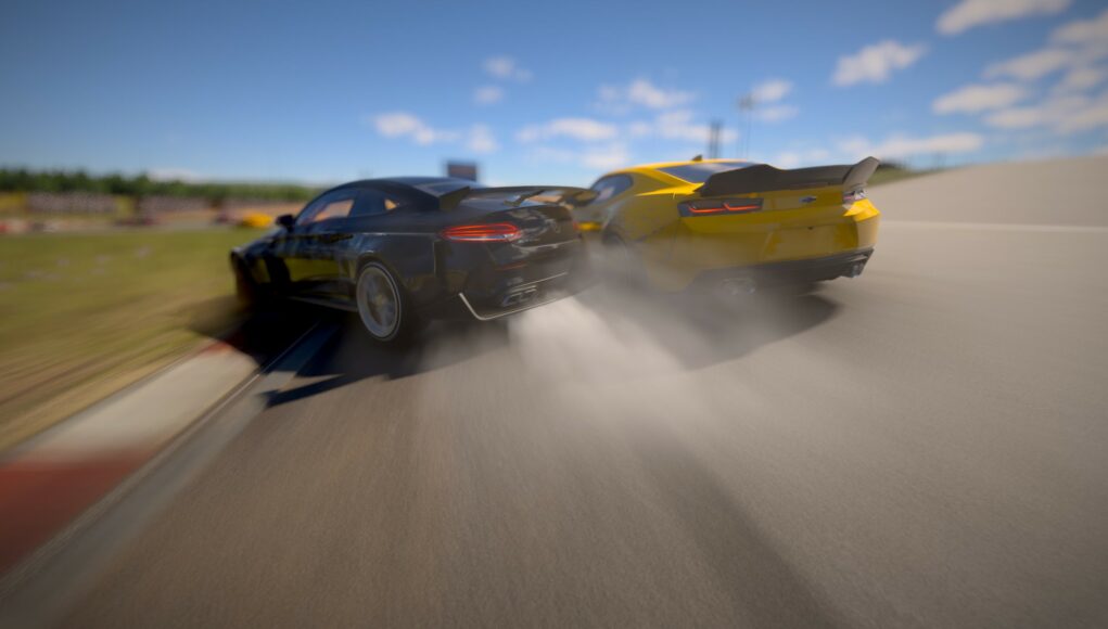 forza-motorsport-sladissa Mustang kiilaa Mecedes-Benziä.