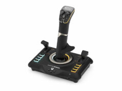 Turtle Beach VelocityOne Flightstick -arvostelu – keskijäykkä kampikahva Joystick koko komeudessaan.
