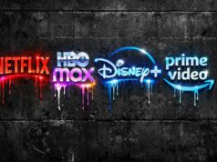 Nämä ovat vuoden 2026 suurimmat sarjat Netflix, HBO, Disney+ ja Prime Videon logot spraymaalattuna betoniseinään.