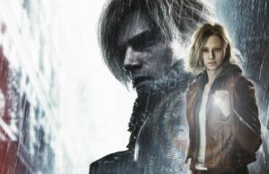 Resident Evil Requiem -arvostelu – kauhu hiipii pelottavampana kuin koskaan? Resident Evil Requiem -pelin kansitaide, jossa ovat Grace ja Leon hämmentyneine ilmeineen.