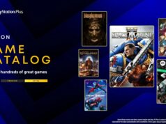 Sony vahvisti: nämä ovat maaliskuun PS Plus Premium -pelit Sinisellä taustalla oleva mainosgrafiikka, jossa lukee "New on Game Catalog" ja PlayStation Plus -logo. Kuvassa on kooste pelien kansikuvista, joihin kuuluvat Warhammer 40,000: Space Marine 2, Madden NFL 26, Persona 5 Royal, Blasphemous II, Return to Moria ja Metal Eden. Alareunassa on maininta, että pelit ovat saatavilla Extra- ja Premium-jäsenille.