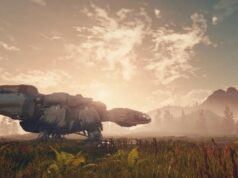 Starfield-pelin PS5-version julkaisupäivä vuodettiin avaruusalus hienossa auringonnousussa.