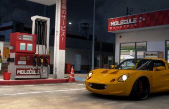 Forza Horizon 6 sai suuren päivityksen, joka korjaa merkittävästi asioita Pelikuvakaappaus yölliseltä japanilaiselta huoltoasemalta, jossa keltainen Lotus Elise -urheiluauto on pysäköitynä tankkauspisteen viereen ja värikkääseen 90-luvun tyyliseen takkiin, lippalakkiin sekä aurinkolaseihin pukeutunut pelihahmo seisoo sen vasemmalla puolella.