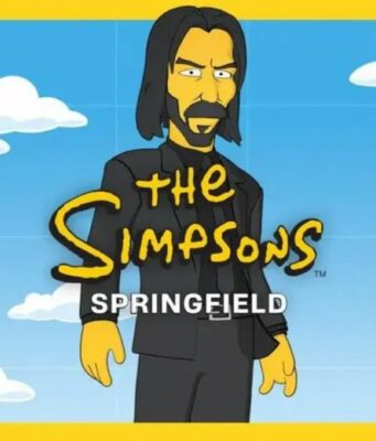 Keanu Reeves tuli Fortniteen pelattavana Simpsonit-hahmona