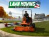 Lawn Mowing Simulator 2 -arvostelu – märkä ruoho tekee hommasta aina vähän sotkuisempaa Lawn Mowing Simulator 2 -pelin promokuva, jossa kuljettaja ajaa oranssia päältä ajettavaa ruohonleikkuria esikaupunkialueen talon edustalla aurinkoisena päivänä, taustalla näkyy omakotitalo ja syksyisiä puita.