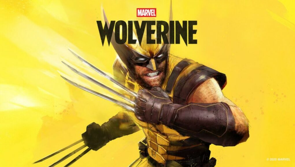 marvels-wolverine-arvostelu Marvel's Wolverine -pelin promokuva, jossa Wolverine esiintyy klassisessa kelta-mustassa puvussaan ja naamassaan paljastaen metalliset kynnet kirkasta, keltaista taustaa vasten.