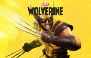 Marvel’s Wolverine -arvostelu – menneiden aikojen putkijuoksu Marvel's Wolverine -pelin promokuva, jossa Wolverine esiintyy klassisessa kelta-mustassa puvussaan ja naamassaan paljastaen metalliset kynnet kirkasta, keltaista taustaa vasten.